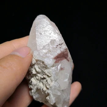 111g Prírodný Kameň, Kremeň, Kalcit Minerálne sklo Vzor z Hubei Province,Čína A3-3