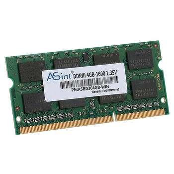 ASint DDR3 4GB 1600MHz Pamäť Notebooku 204 Pin Nízka Spotreba Notebook RAM Dimm