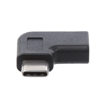 90 Stupňov Pravý Uhol USB 3.1 Typ C Samec Samica USB-C Converter Adaptér