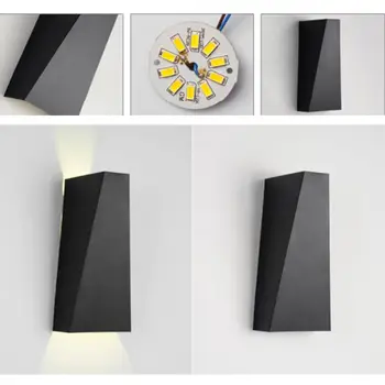 Moderné LED Nástenné svietidlo Vonkajšie Nástenné svietidlo Hore/Dole Lampy Vonkajšie svetlá