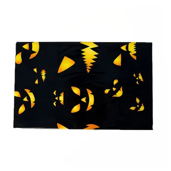 Tekvica Lebky Obdĺžnik Obrus Nepremokavé PVC Vysokej Kvality Obrus Halloween Atmosféru Jedálenský Stôl Domáce Dekorácie