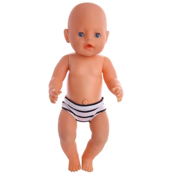 Fit 18-Palcové American Doll 40-43 cm Narodené Dieťa Bábika Roztomilý Vzor Nohavičky Príslušenstvo Pre Dieťa Narodeniny Festival Darček