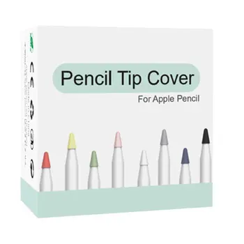 8pcs Silikónové Náhradný Tip Prípade Nib Ochranný Kryt Kože pre Apple Ceruzka 1. 2. Dotykový Stylus Pen Prípade