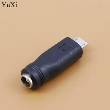 YuXi DC 5.5*2.1 mm Žena na Mini USB muž DC Napájanie Adaptérom Converter Konektor pre ploché navigáciu 5pin 5.5 x 2.1 mm
