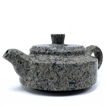 180cc Prírodné Lekárske Kameň Kanvica Zdravotnej Starostlivosti Kung Fu Čaj Nastaviť Čaj Maker Dlhovekosť Zhoupan Čaj Hrniec Rezbárstvo Vintage Domova