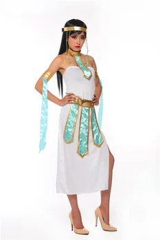 Kleopatra, Egyptská Kostým Sexy Gréckej Bohyne Kostýmy Pre Dospelých Halloween Kostýmy Kráľovná Kostým Súťaž: Cosplay Party Šaty Hra Jednotné