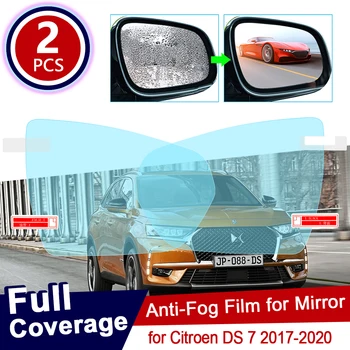 Pre Citroen DS 7 Úplné Pokrytie Anti Fog Film Spätné Zrkadlo Rainproof Anti-Fog Auto Príslušenstvo DS7 Crossback 2017 2018 2019 2020