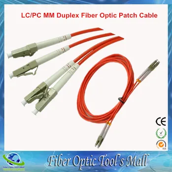 50pcs/veľa 3m 2.0 mm Multimode Duplex LC/PC-LC/PC Vlákno Optické Patch Kábel