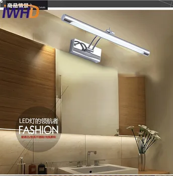 Moderné Zrkadlo Svetlo Nástenné Svietidlo LED Módne Striebro Waterfool Stenu Sconce Svietidlá Jednoduché Kúpeľňa Nástenné Svietidlá Lamparas