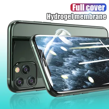 Úplné Pokrytie Screen Protector Pre iPhone 7 8 6 6 Plus 11 XR X XS Max Hydrogel Film Pre iPhone 11 Pro Max SE 2020 Nie Sklo