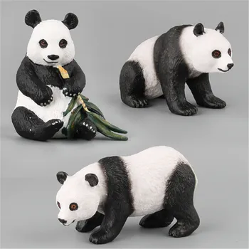 Plastové Simulácia Roztomilá Panda Akčné Figúrky Zvierat Bábika Model Hračky, Dekorácie Darček Party Hra