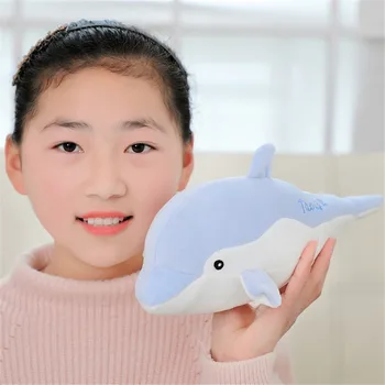 Nové Kreslené Softvér Dolphin Bábika Čínsky Valentína Dievča, Darček k Narodeninám Dole Bavlna Žralok