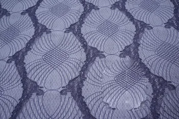 High-end šaty vlastné Výšivky cirle Čipky Textílie Hrubšie odseku francúzsky Kábel Čipky Tkaniny