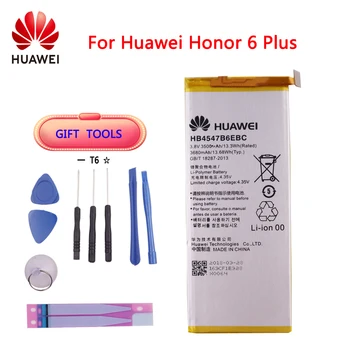 Huawei Originálne batérie telefónu HB4547B6EBC Pre Huawei Honor 6 Plus 6plus PE-TL20 PE-TL10 PE-CL00 PE-UL00 batéria 3500mAh