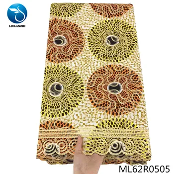 Beautifical 2020 Čipky Textílie vosk Čipky Textílie Afriky Vyšívané VOSK Čipky Textílie 100 bavlna ML62R05
