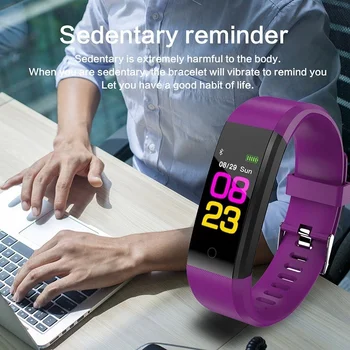 115Plus Zdravie Náramok Ženy Srdcovej frekvencie, Krvného Tlaku Smart Kapela Mužov Fitness Tracker Bluetooth Náramok Smart Watch2020 Reloj
