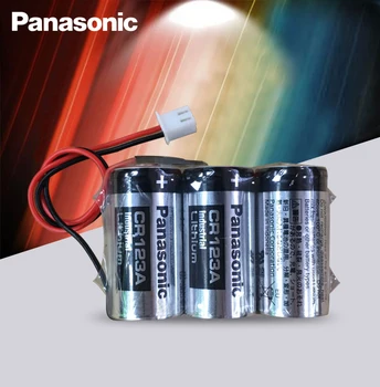 12pcs Pôvodné Panasonic CR123A 3V CR17345 DL123A EL123A 3pc s plug osobitných vôd vodomer, elektromer a plynomer