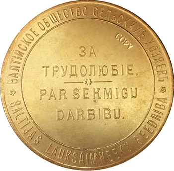 24 K zlatom ruskej Mince kópiu 47.5 mm doprava Zadarmo