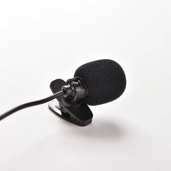 2 ks Prenosné Clip-on Klope Lavalier Mikrofón s 3,5 mm Mini Káblové Kondenzátora Mikrofónom pre chytré telefóny, PC Notebook