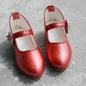 [wamami] 133# Červená 1/3 SD AOD DOD BJD Dollfie Syntetické Kožené Topánky