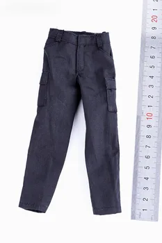 HotToys HT TMS004 1/6 rozsahu pánske čierne nohavice model pre 12