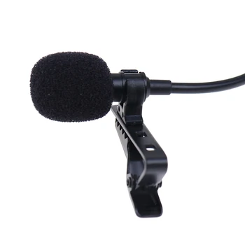 Prenosný Mini USB Mikrofón s 2m Klope Lavalier Mikrofón Clip-on Dierky Mikrofón