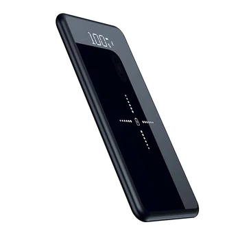 10000mah Power Bank Pre Xiao 9 iPhone Samsung Prenosné Zrkadlo Obrazovky Digitálne Disply Poverbank Externé Batérie Powerbank