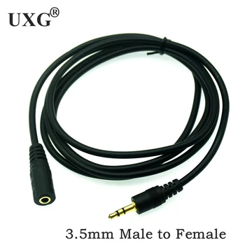AUX Kábel 3,5 mm Audio Predlžovací Kábel Jack Samec Samec Samica Slúchadiel 2 RCA Kábel pre Auto Slúchadlá Kábel Reproduktora