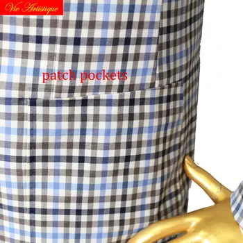 Vlastné vyrobené na mieru pánske obleky na mieru business formálne svadby, výrobky na zákazku 2 ks (Bunda+Nohavice) sivý kockovaný vlna slim fit 2019