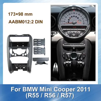 Auto Rádio Stereo Montáž, inštalácia Fascia pre BMW Mini Cooper R55 R56 R57 2011 Stereo Snímkov Fascias Panel Tváre DVD a CD Dash