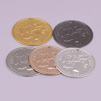 20pcs ZHU RU Retro Kolo mince Ženy motívy mince tvar Charms Prívesky pre Šperky, Takže HOBBY Ručné Remeselné zdobenie