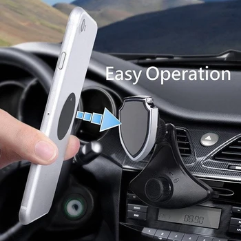 360 Stupeň Rotácie Auto CD Slot Mobilný Telefón Pripojiť Stojan, držiak Magnetický Držiak