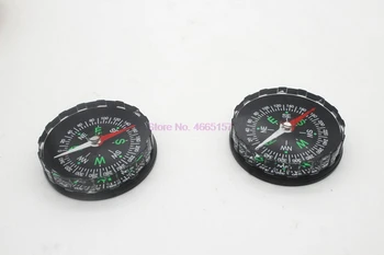 Dhl alebo fedex 2000pcs hot Mini Presné Kompas Praktické Guider pre Kemping North Navigáciu Prežitie Tlačidlo Dizajn Kompas