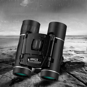 40x22 Mini Skladací Ďalekohľad Ďalekohľad S Nízkou Svetlo Nočné Videnie Pre Vonkajšie pozorovanie Vtákov Cestovanie Poľovnícke Táborenie 2000 M