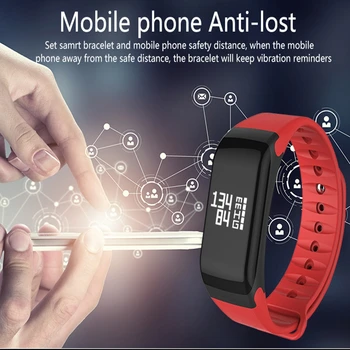 Tepovej frekvencie pásma Bluetooth Oznámenie smart hodinky Zdravia Sledovanie športu Náramok