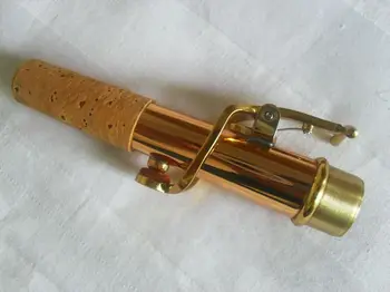 Vysoko kvalitné čisto fosforu, medi nadol, B sopránový saxofón krku trubice (rovno) zakrivené krku nástroja príslušenstvo saxofón