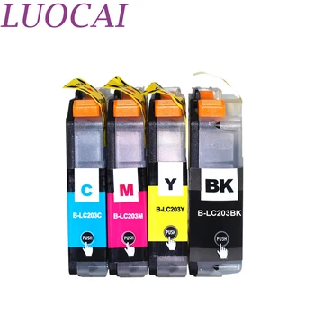 LuoCai LC203 Kompatibilné atramentové kazety pre brother LC203 XL MFC-J4320DW J4420DW J4620DW J5520DW/J5620DW J5720DW J460DW tlačiarne