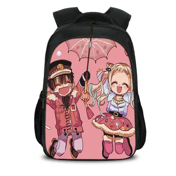 Nové Anime Wc-viazané Jibaku Shounen Hanako-kun Batoh Notebook, Školské tašky Boys&Girls Mochila Módne Aktovka