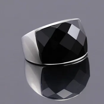 Nové S925 strieborné námestie krúžok pre mužov reálne 925 čistý strieborné šperky, galvanické pokovovanie 18k príliv male retro módne pánske prstene