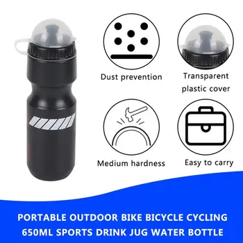 650 ML Plastových Športové Sprejová Fľašu s Vodou Prenosné Vonkajšie Koleso Bicykli jazda na Bicykli Športového Nápoja, Kanvica na Fľašu