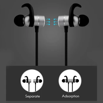 Športové bezdrôtové Bluetooth Headset Krku Zavesené netic Binaural Beží Bezdrôtový zátkové chrániče sluchu In-Ear Headset Bluetooth