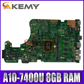 Akemy Pre Asus X555Q A555Q X555QG X555QA x555bp x555b Laotop Doske X555QA Doska s A10-7400U 8GB RAM