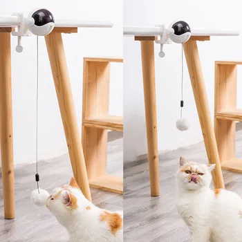 Smart Pet Hračka Teaser Stimulujúca Hračka Pre Mačky Automatické Zdvíhanie Jar Rod Yo-Yo Zdvíhacie Loptu Vtipné Mačku Loptu Interaktívne Puzzle