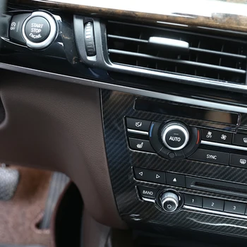 1 Ks Plastové Auto príslušenstvo stredovej Konzoly Objem Klimatizácia Prieduch Rámik Panel Výbava Pre BMW X5 F15-2018 Príslušenstvo