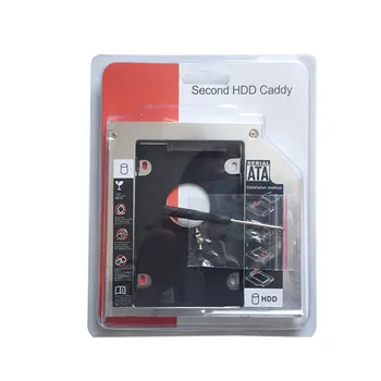 12,7 mm 2. HDD SSD Pevný Disk Caddy Adaptér pre Asus N76 N76V N76VJ N76VM N76VZ Série(Dar Optickej jednotky rámu )