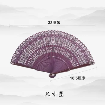 Čínsky štýl, bambusové skladacie ventilátor pre mužov a ženy, starožitné Hanfu cheongsam tanečná skupina ventilátora ručné ventilátor bambusu ventilátor ventilátor, sklopné