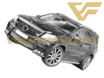 Vhodné Pre 13-15 Benz X166 GL Trieda GL350 GL400 GL500 VAD-T Full Body Kit Predný Blatník Zadný Nárazník Svetlice