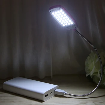 28 LED USB Mini Svetlo Flexibilný Prenosný POČÍTAČ, písací Stôl Čítanie s Tlačidlo Dropshipping
