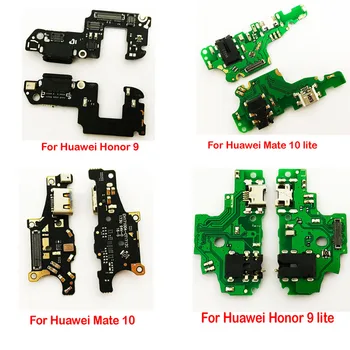 Nové Pre Huawei Honor 9 Mate 10 lite cez USB Port Nabíjací Dock Konektor Flex Kábel Slúchadiel, Mikrofónu Mikrofón Rada
