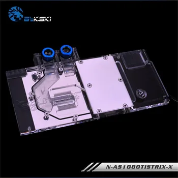 Bykski Plné Pokrytie GPU Vodný Blok Pre VGA ASUS GTX1080TI 1070 1080 Raptor Grafická Karta N-AS1080TI STRIX-X
